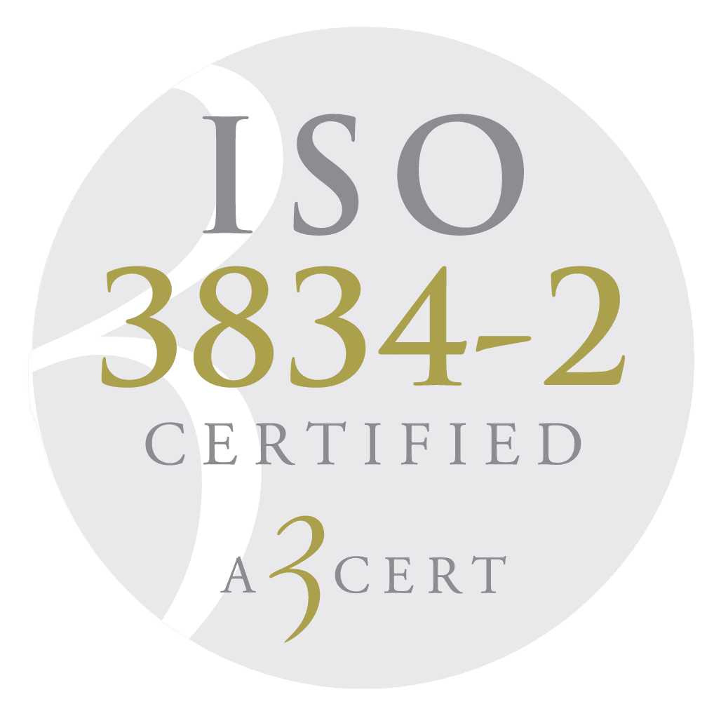 Certifierade enligt SS-EN ISO 3834-2